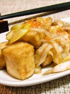 高野豆腐のマヨしょうゆ炒め-レシピのメイン写真