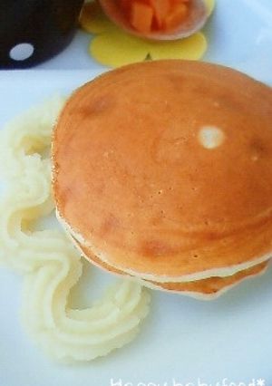 離乳食後期☆豆腐とバナナのパンケーキ風-レシピのメイン写真