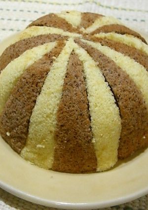 しましま♥チーズクリームのズコット-レシピのメイン写真