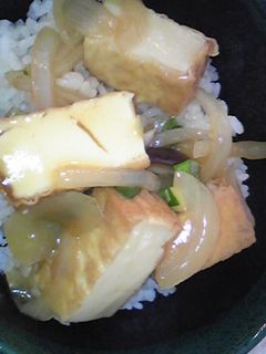 厚揚げ丼★★★あんかけ-レシピのメイン写真