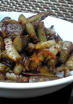 ごぼうと豚肉のキムチキンピラ-レシピのメイン写真