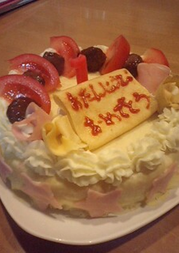 本当のケーキより簡単！ちらし寿司ケーキ☆-レシピのメイン写真