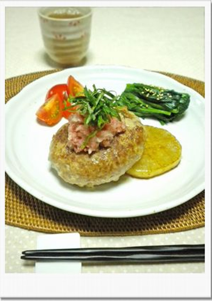梅おろしでさっぱり✿大人の和風ハンバーグ-レシピのメイン写真