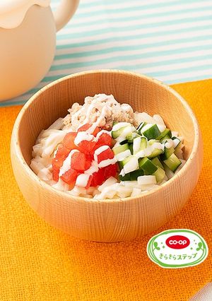 サラダうどん-レシピのメイン写真