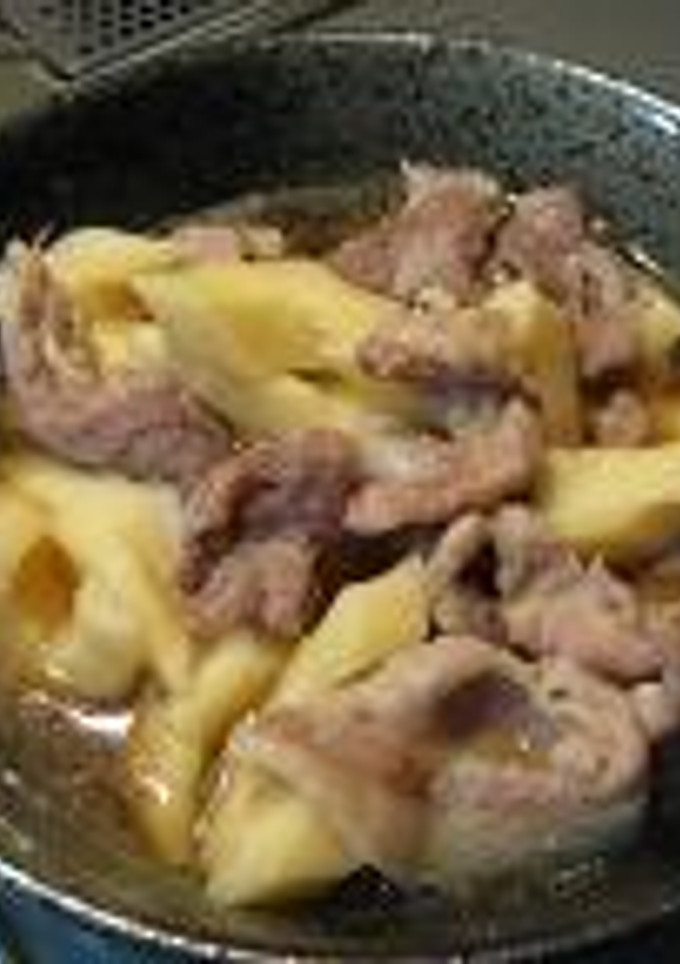 もちもち食感！ちくわぶと豚肉の煮物-レシピのメイン写真