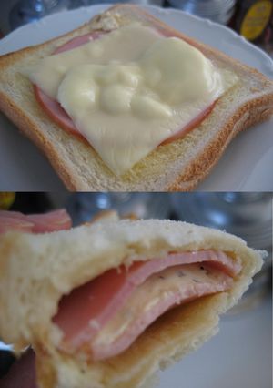 ダブルチーズトースト-レシピのメイン写真