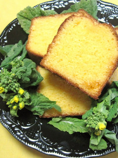 あまった卵黄で★簡単!黄金の菜の花ケーキ-レシピのメイン写真