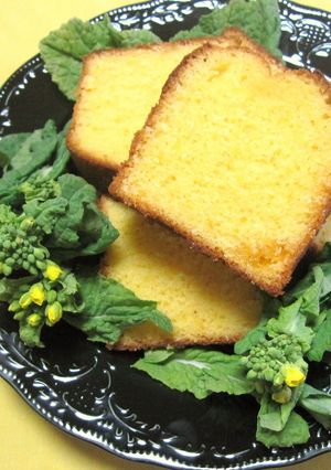 あまった卵黄で★簡単！黄金の菜の花ケーキ-レシピのメイン写真