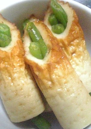 お弁当に簡単☆ちくわインゲン-レシピのメイン写真