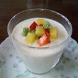 お豆腐レアチーズケーキ