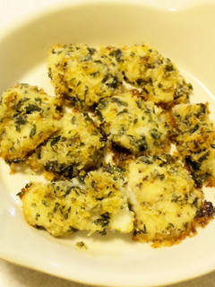 春菊とたらのサクサク♪香草パン粉焼き-レシピのメイン写真