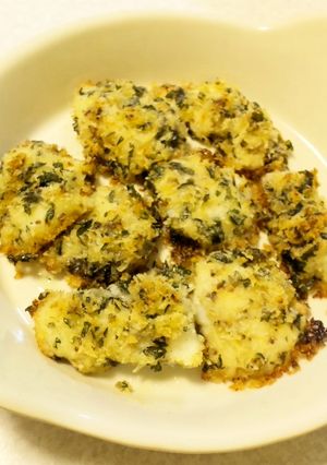 春菊とたらのサクサク♪香草パン粉焼き-レシピのメイン写真