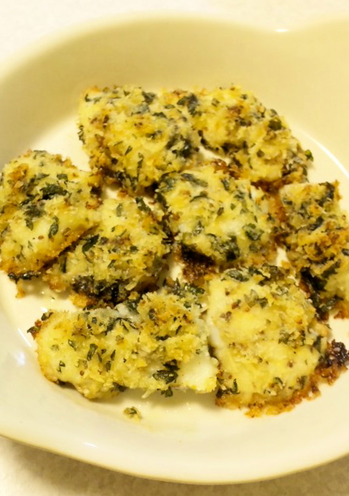 春菊とたらのサクサク♪香草パン粉焼き-レシピのメイン写真