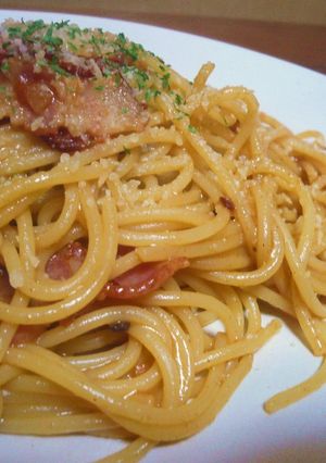 ちょい食べカレーとベーコンで✿パスタ✿-レシピのメイン写真