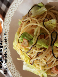 春キャベツと塩昆布のパスタ-レシピのメイン写真
