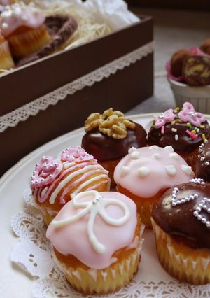 デコチョコ♡♥カップケーキ-レシピのメイン写真