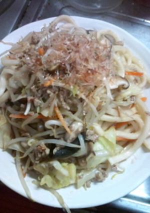 超B級!99shopで焼きうどん-レシピのメイン写真