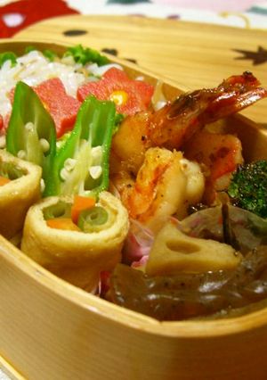 お揚げの２色ロール☆お弁当もカラフルに！-レシピのメイン写真