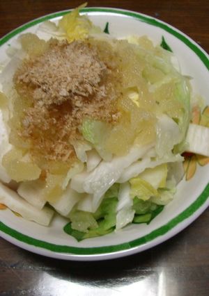 白菜の美味しい食べ方～かずのこのせ～-レシピのメイン写真