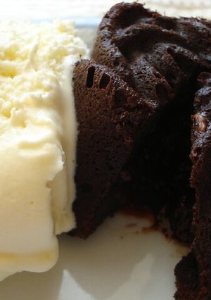 ローズ型でとろけるフォンダンショコラ♪-レシピのメイン写真