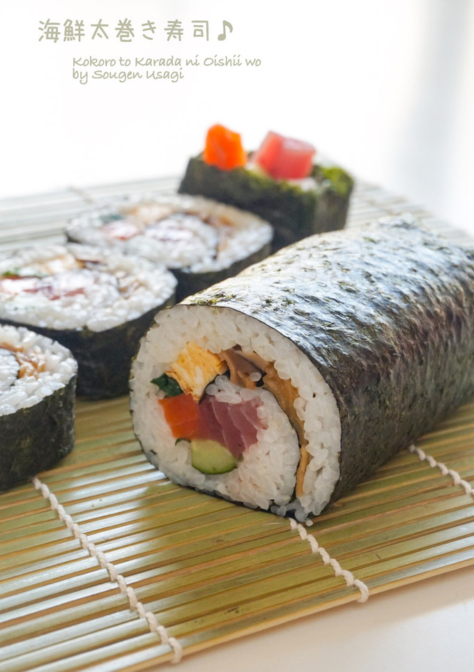 のの字巻き☆海鮮うず巻き寿司-レシピのメイン写真