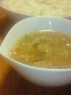 ねぎ豚ごまだれつけうどん-レシピのメイン写真