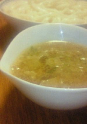ねぎ豚ごまだれつけうどん-レシピのメイン写真