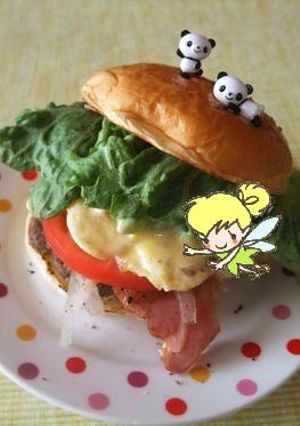 佐世保バーガー風☆彡甘旨っ~ハンバーガー-レシピのメイン写真