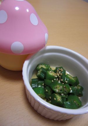 オクラさんの酢の物-レシピのメイン写真