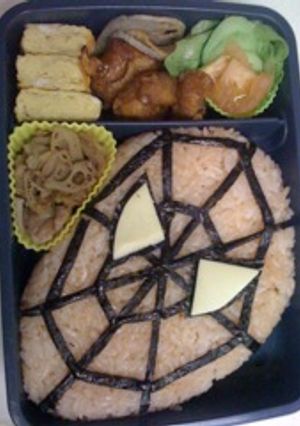 スパイダーマン弁当-レシピのメイン写真