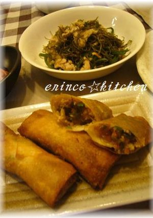 野菜たっぷり☆中華春巻き♪♪-レシピのメイン写真