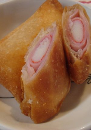 かにかま春巻き-レシピのメイン写真