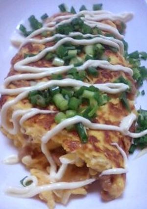 たくあん納豆オムレツ-レシピのメイン写真