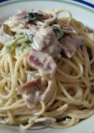具だくさんベーコンクリームパスタ-レシピのメイン写真