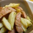 蓮根とソーセージのバジル炒め
