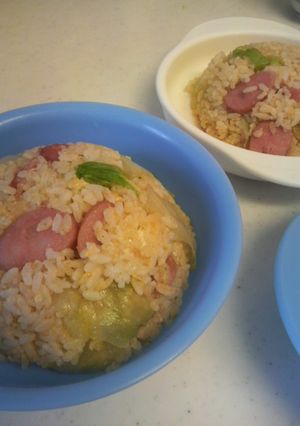簡単♪レタスチャーハン-レシピのメイン写真
