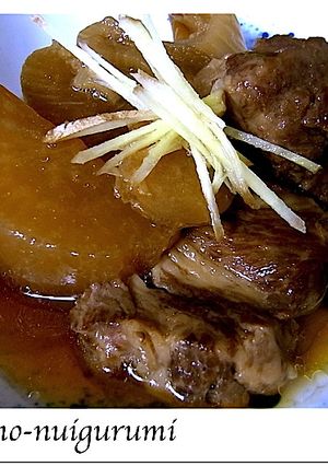 ＜圧力鍋＞豚バラと大根の煮物-レシピのメイン写真