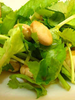節分の豆と三つ葉のサラダ?-レシピのメイン写真