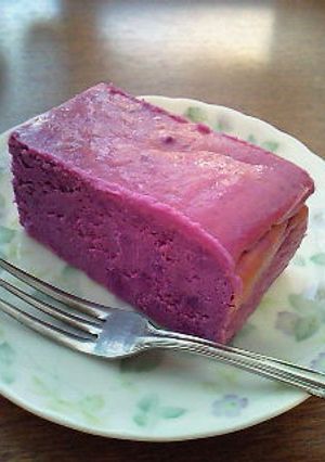 紫芋のチーズケーキ-レシピのメイン写真