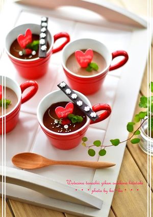 ❤バレンタインにチョコムース❤-レシピのメイン写真