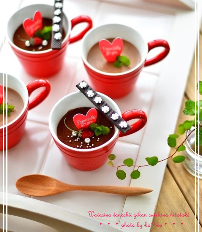 ❤バレンタインにチョコムース❤-レシピのメイン写真