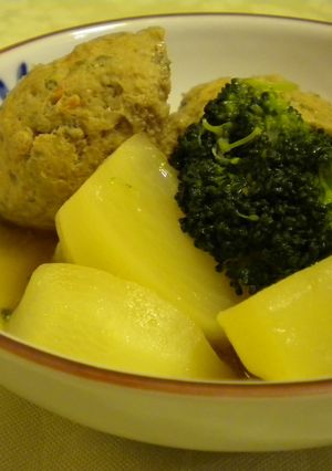 かぶとつくねの煮物-レシピのメイン写真