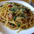 クリームチーズ風味の和風パスタ