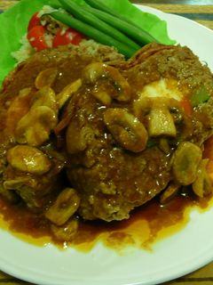 型を使わないミートローフ-レシピのメイン写真