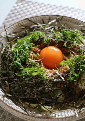 納豆スパゲティ-レシピのメイン写真