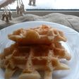 もち粉で作るきな粉モッフル アメリカ