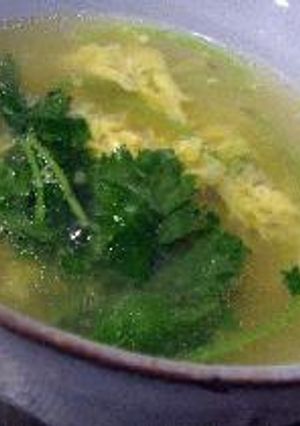 生姜と三つ葉の卵中華スープ-レシピのメイン写真