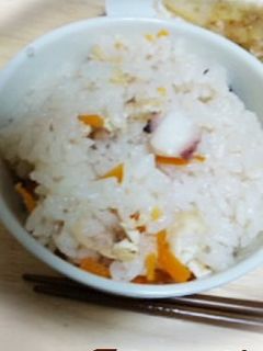 母の味◇たこの炊き込みご飯( ^ω^)-レシピのメイン写真