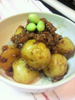 超簡単!新じゃがいものそぼろ煮-レシピのメイン写真
