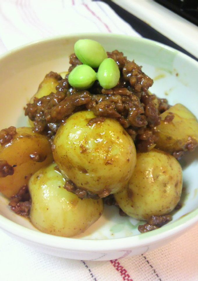超簡単！新じゃがいものそぼろ煮-レシピのメイン写真